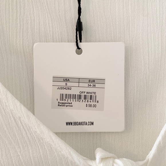 Lulus Ruffles White Button-Up Top - Picture 3 of 9